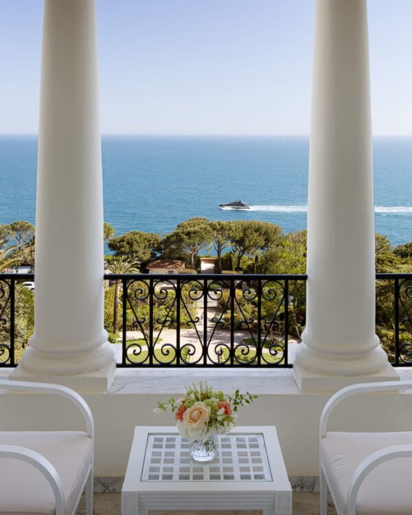 Mediterranean sea view from Grand-Hôtel du Cap-Ferrat, A Four Seasons Hotel in France