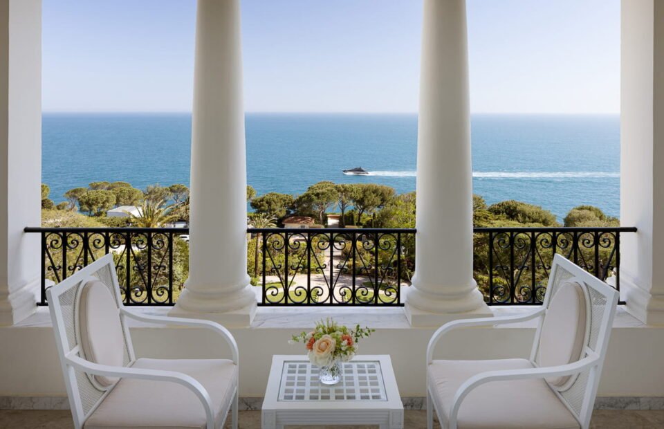 Mediterranean sea view from Grand-Hôtel du Cap-Ferrat, A Four Seasons Hotel in France