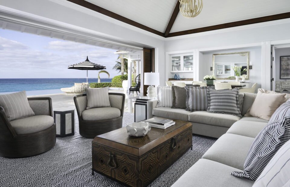 Luxury beachfront villa with ocean views at The Ocean Club, A Four Seasons Resort, Bahamas