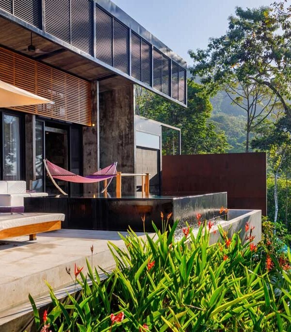 Luxury private pool villa at Kura Costa Rica surrounded by tropical rainforest